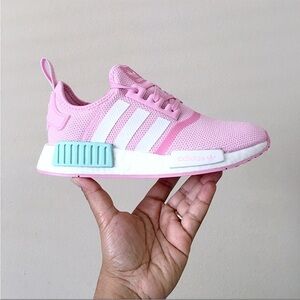 Adidas NMD R1 Pink White Mint Sneakers
